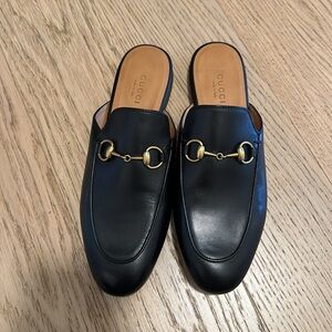 Black Gucci Mules